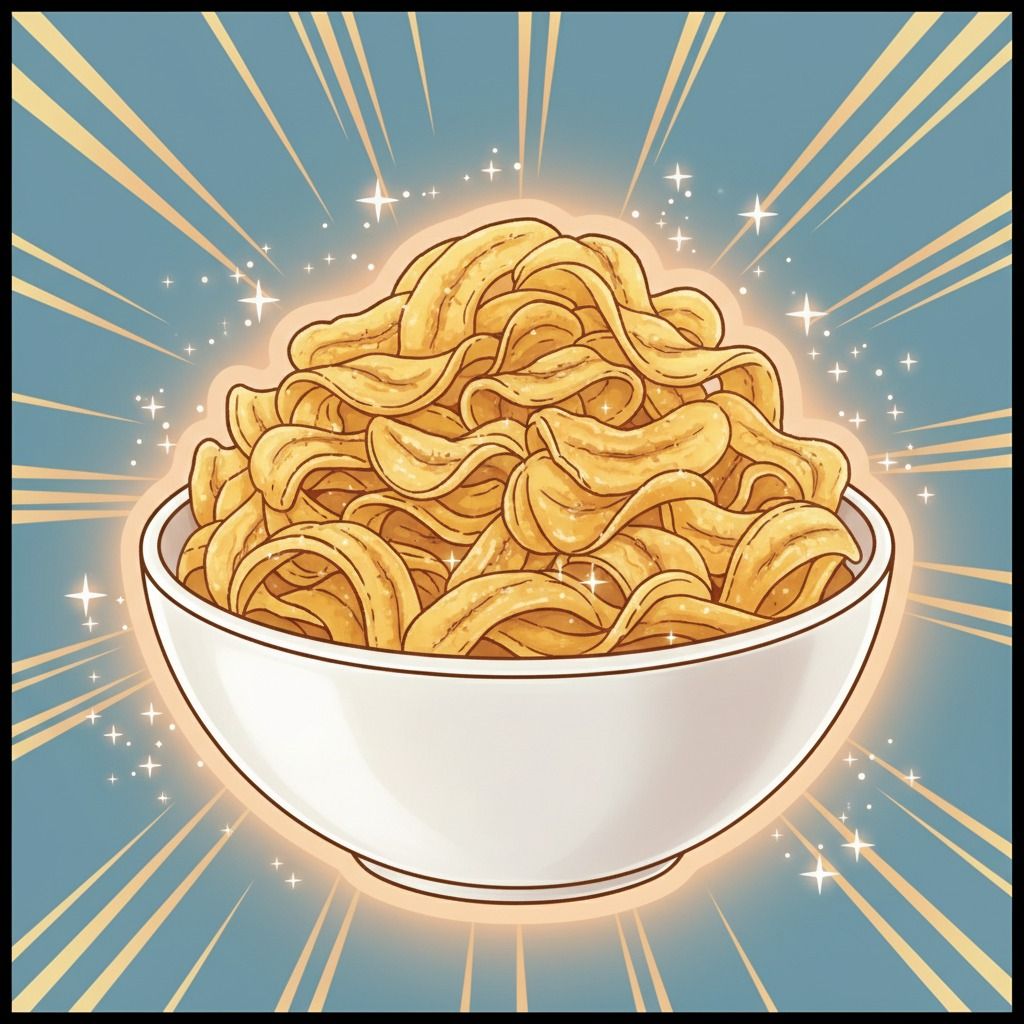 バナナチップスのボウル