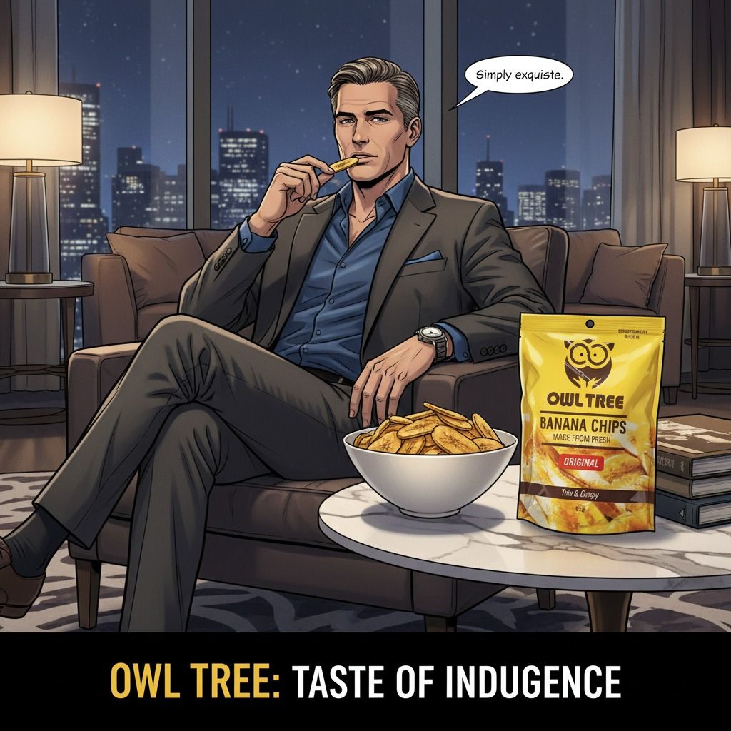 紳士がリラックスして食べる